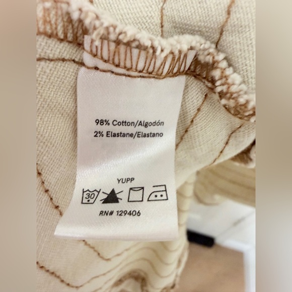 VENUS Cream Sleeveless Zip-Front Flounce Dress Size 8 - Picture 4 of 4